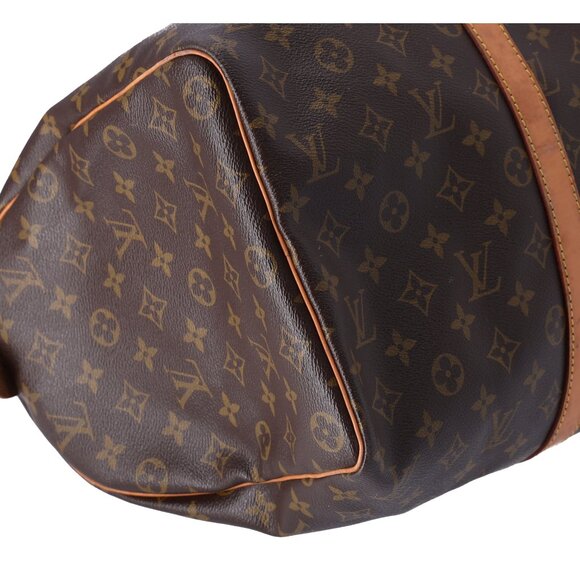Louis Vuitton Monogram Keepall 45 Travel Boston Bag M41428 Weekender - Picture 17 of 17